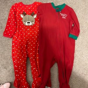 COPY - Girls Christmas sleepers (9months)